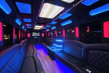 Lewisville Limousine Bus Interior