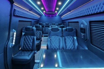 Lewisville Sprinter Bus Interior
