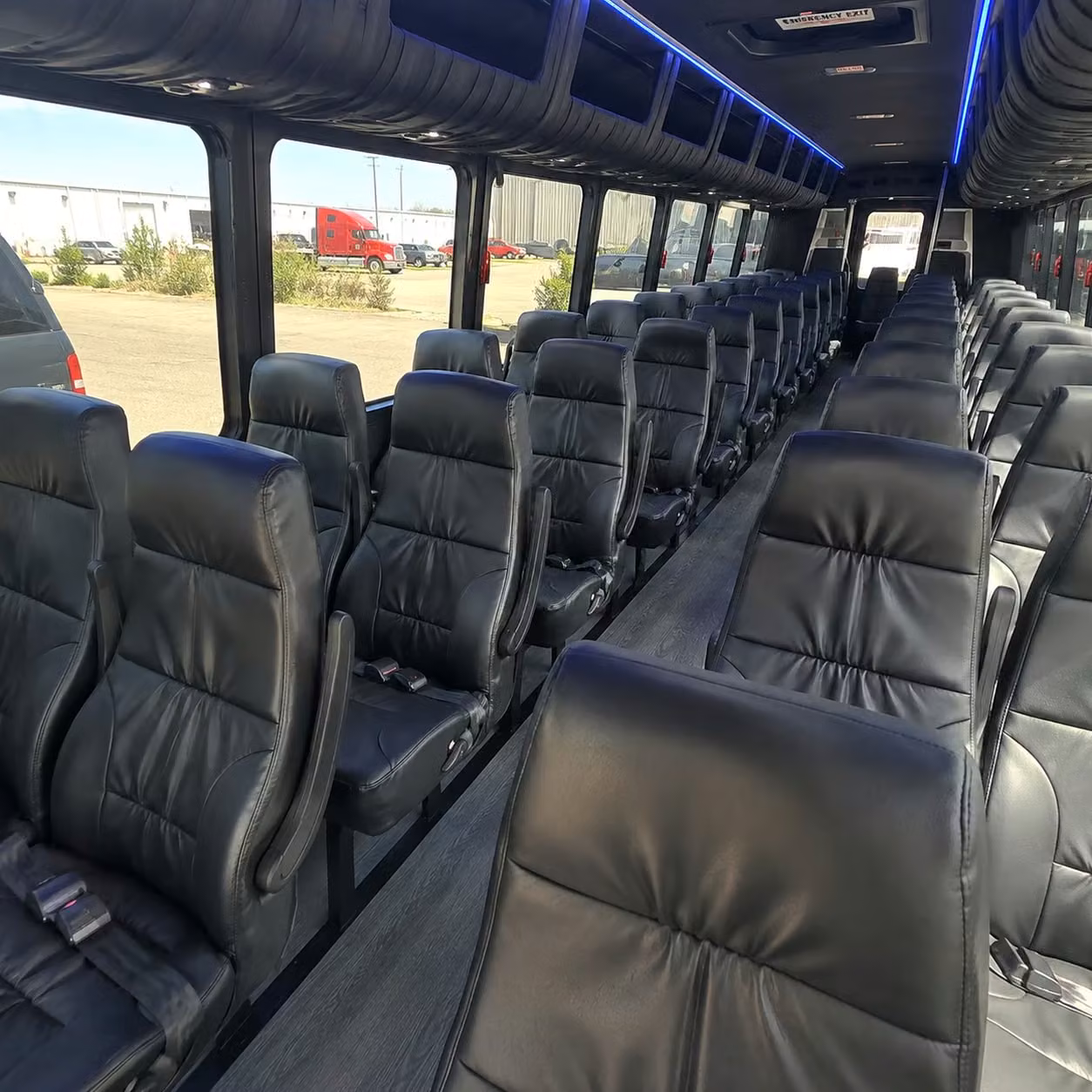 28 passenger minibus inside