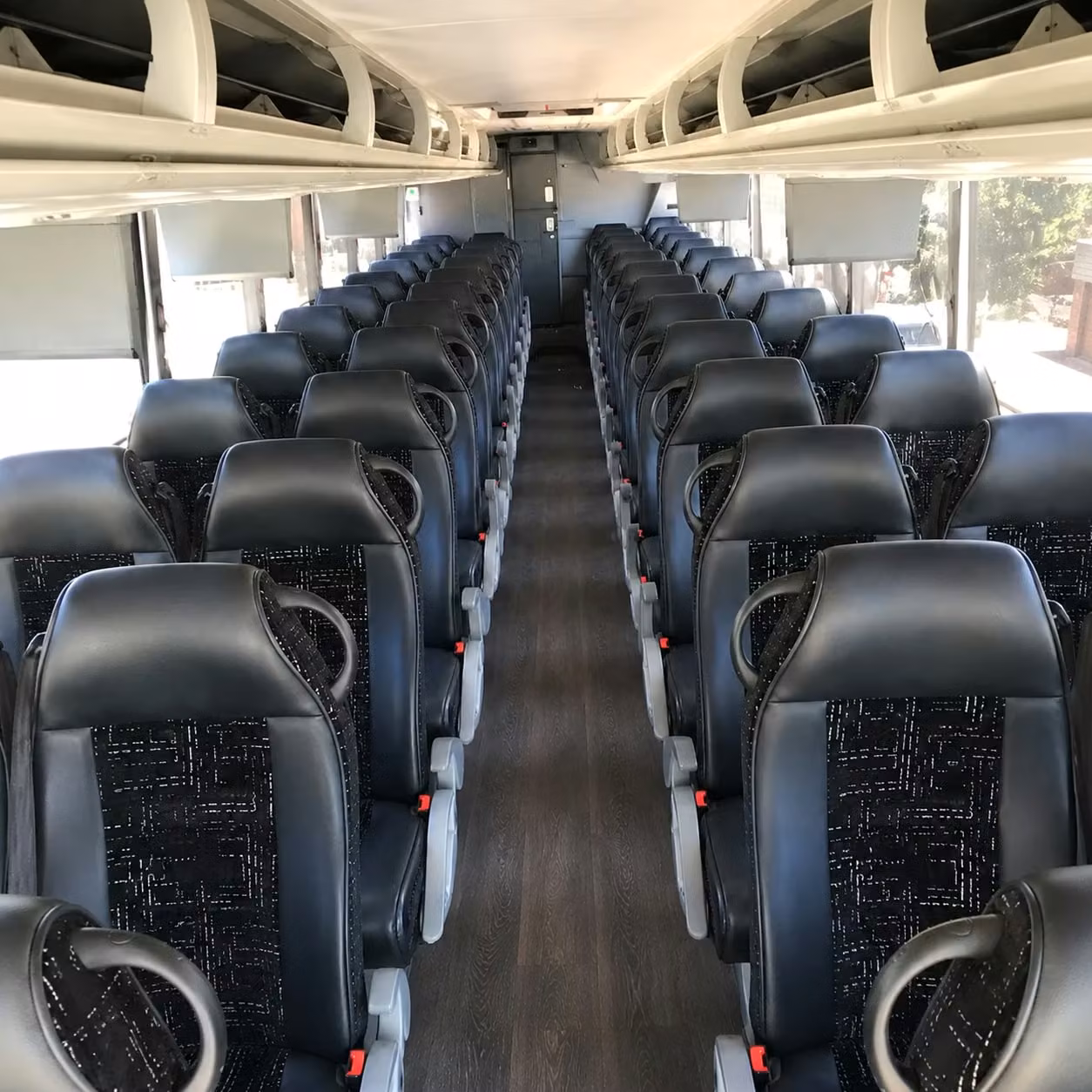 lewisville charter bus interior gallery