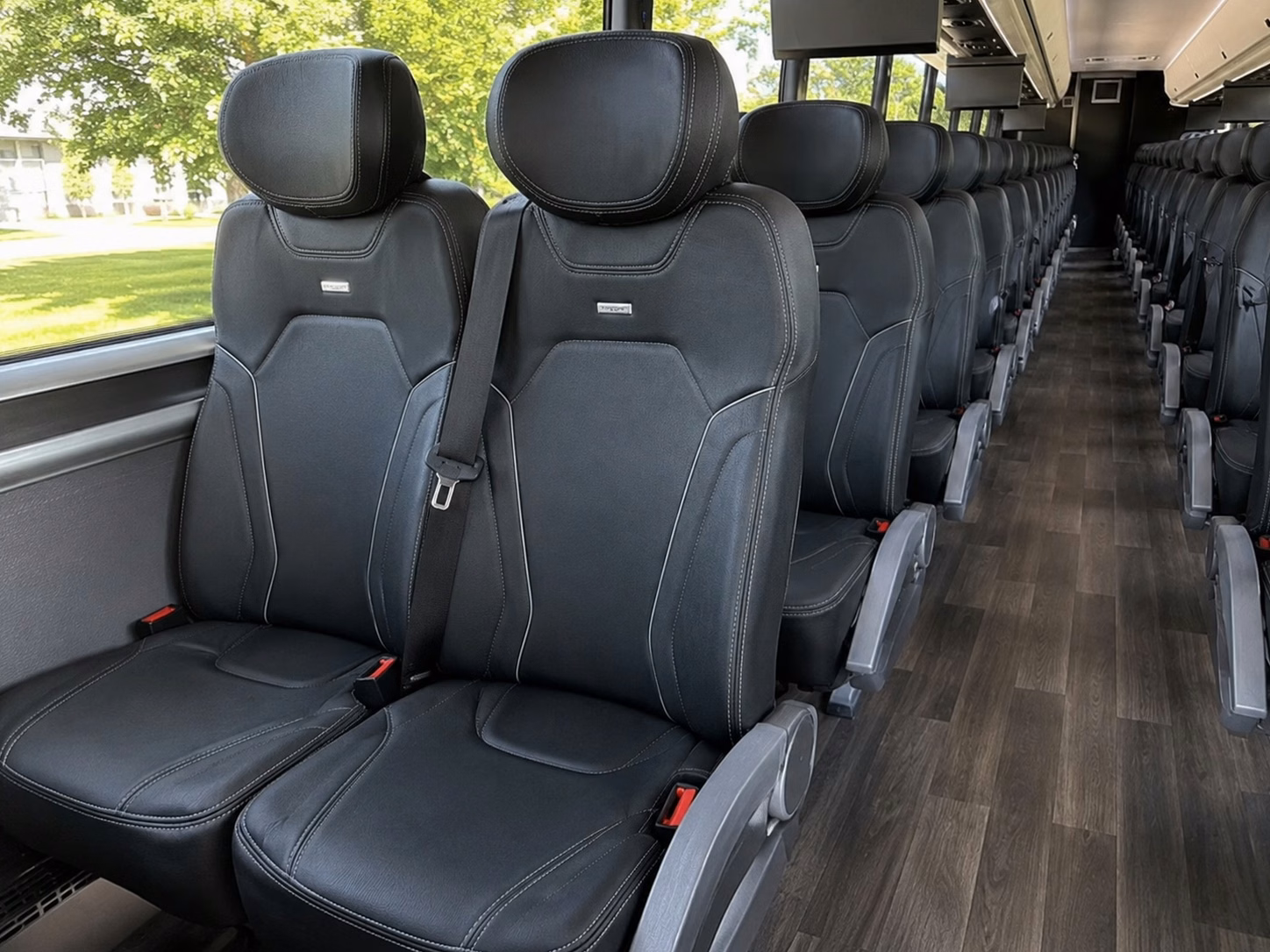 shuttle bus rentals for lewisville wedding venues and hotel pickups