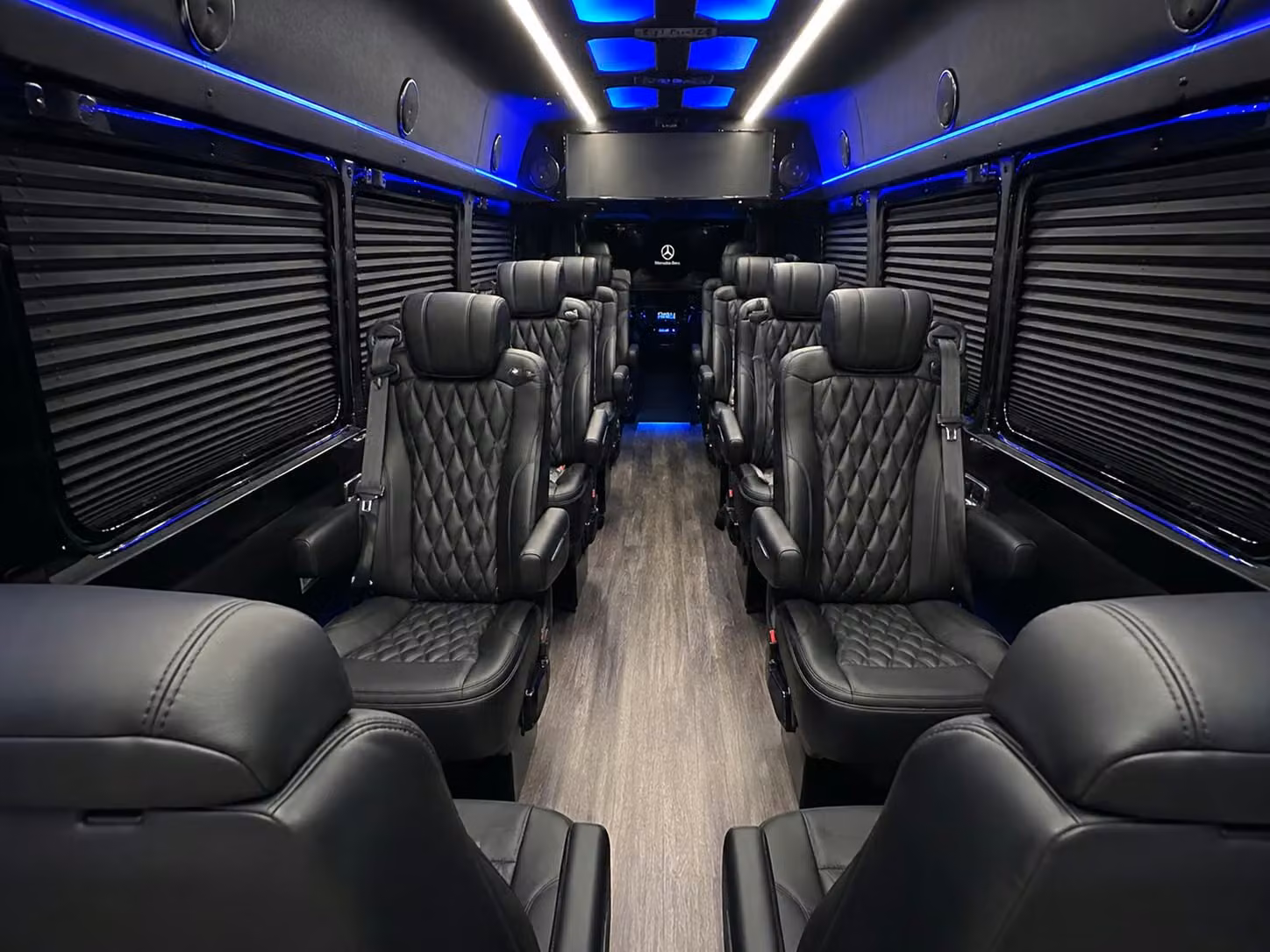 sprinter van with driver interior